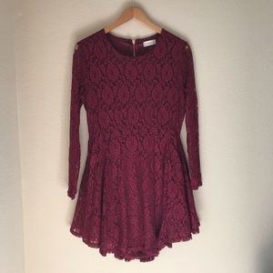 Long Sleeve Lace Dress